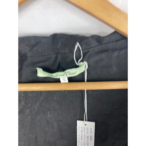 NWT Redwood Court Ruffle Placket Duster in White Bamboo Silk Size Small - Picture 4 of 6